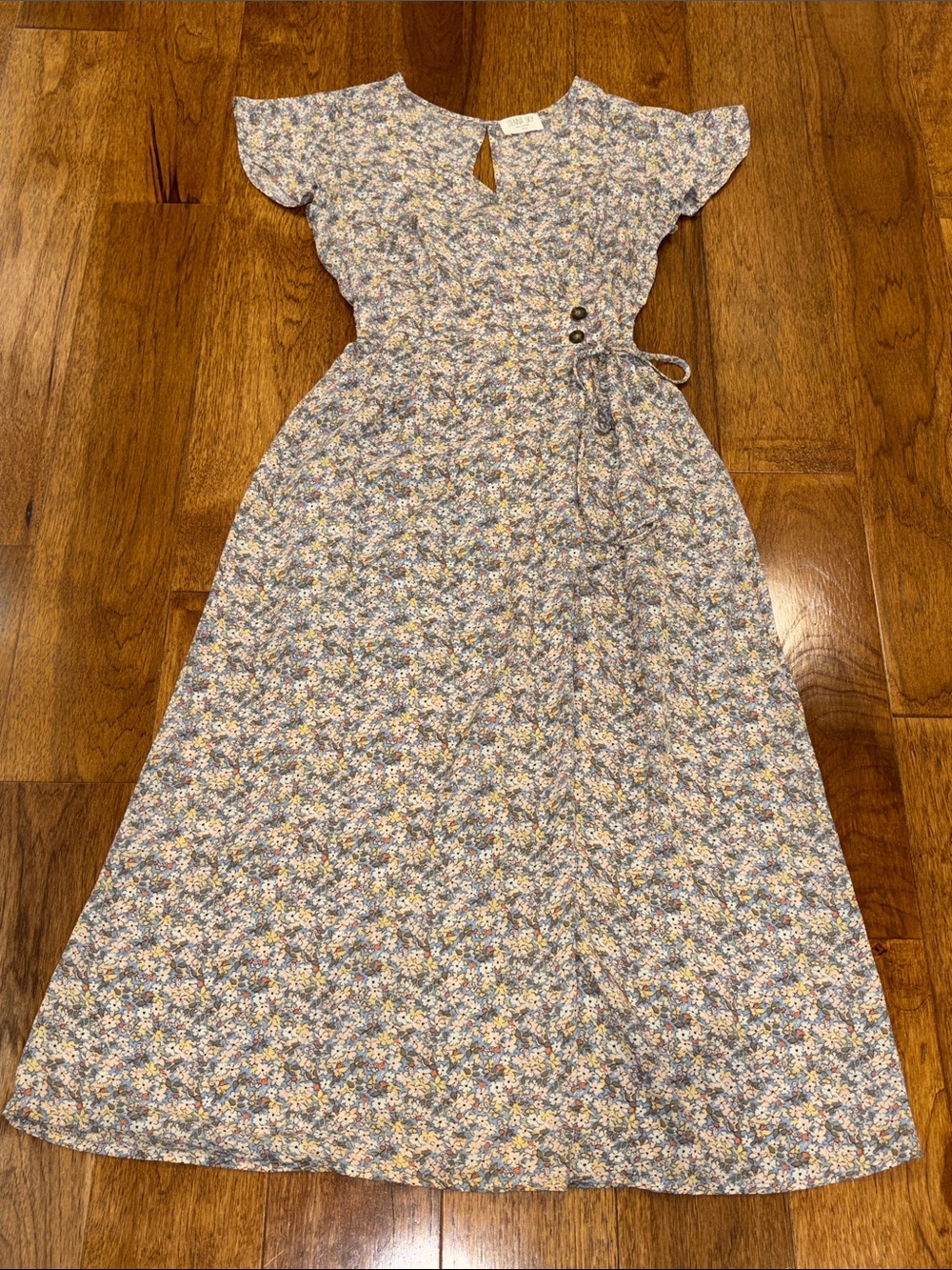Sienna Sky Floral Maxi or Midi Wrap Dress